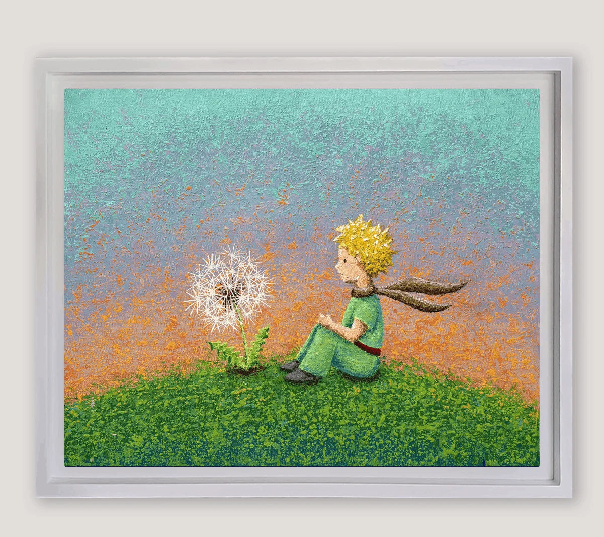 Pintura Original "Los Deseos del Principito" 55x45cms