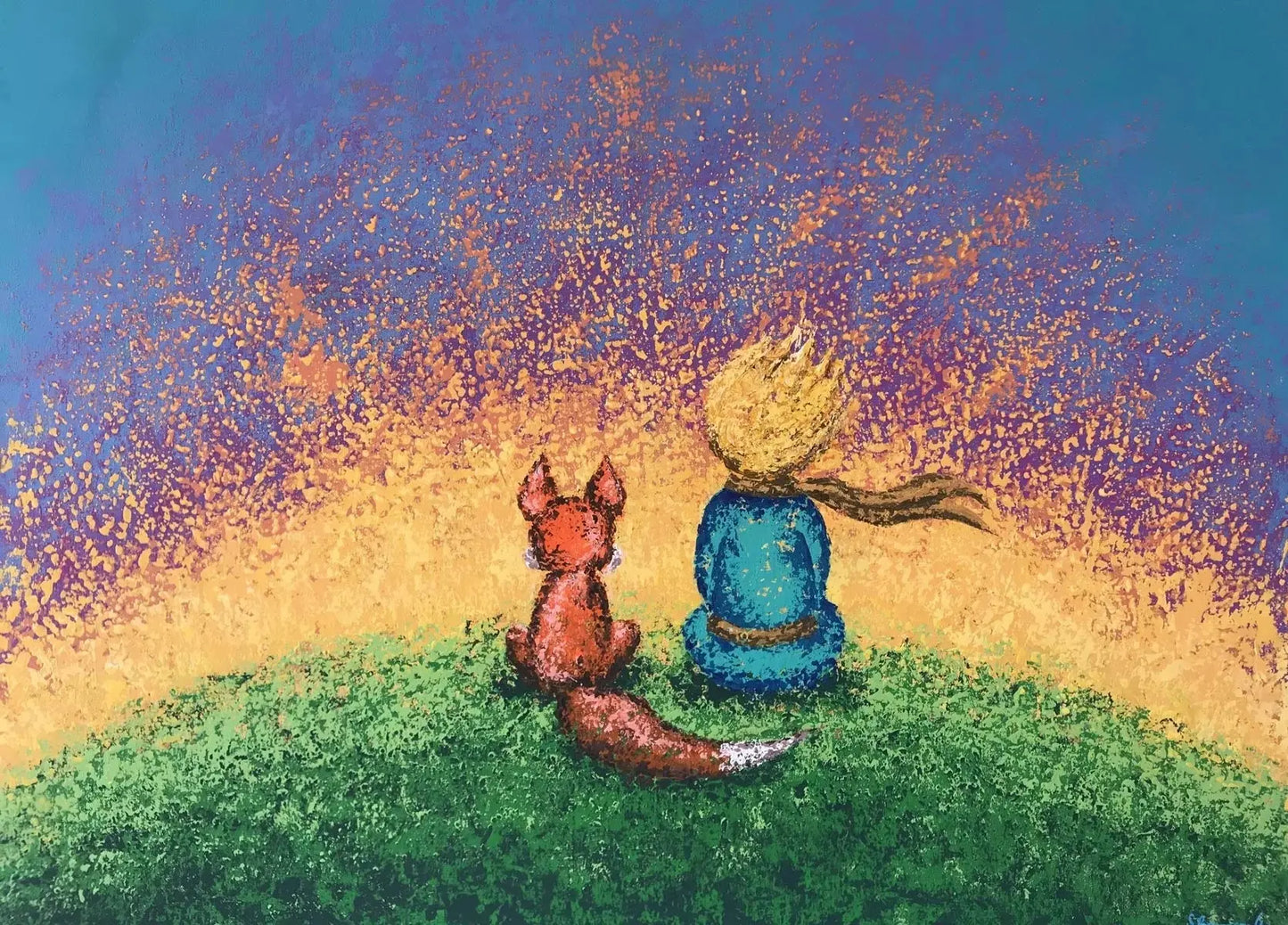 Pintura Infantil Original por Encargo 50x70 cm - ILafiU