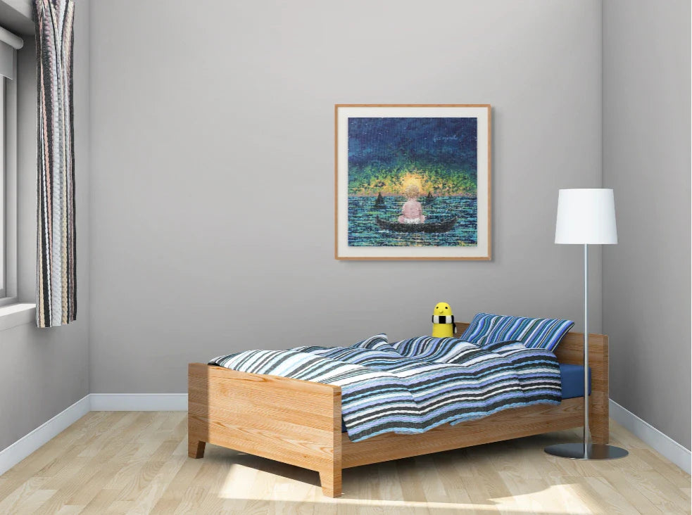 Colección de cuadros infantiles personalizados ILafiU - arte fine art con elementos integrados al diseño
