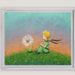 Pintura Original "Los Deseos del Principito" 55x45cms