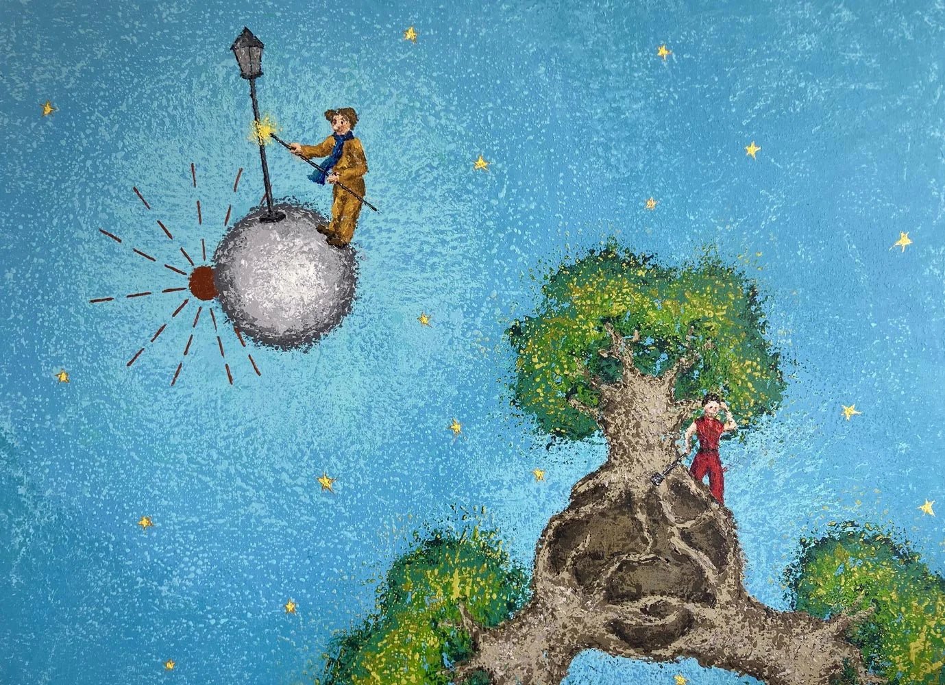 Cuadro Baobabs – El Principito y Nuestro Planeta Interior - ILafiU