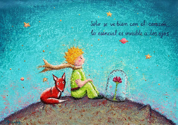 Cuadro El Principito en su Planeta - ILafiU