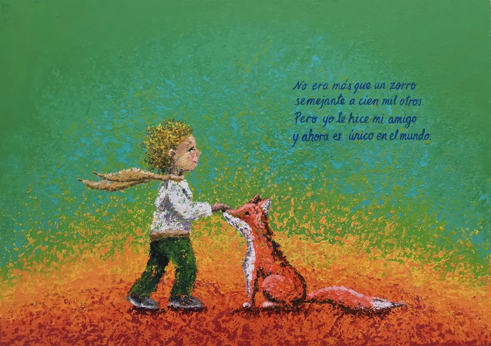 Cuadro El Principito y el Zorro - ILafiU