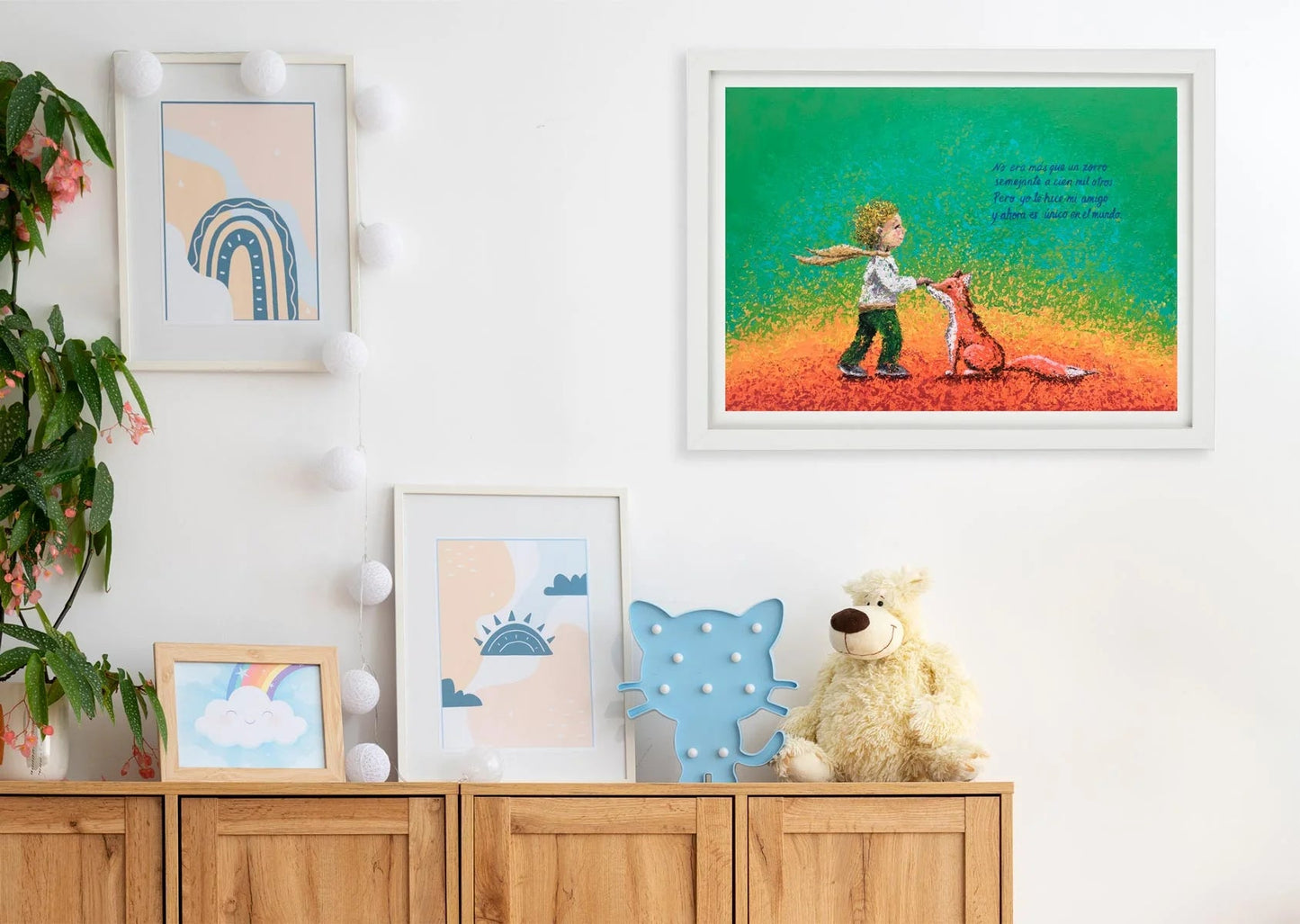 Cuadro El Principito y el Zorro - ILafiU