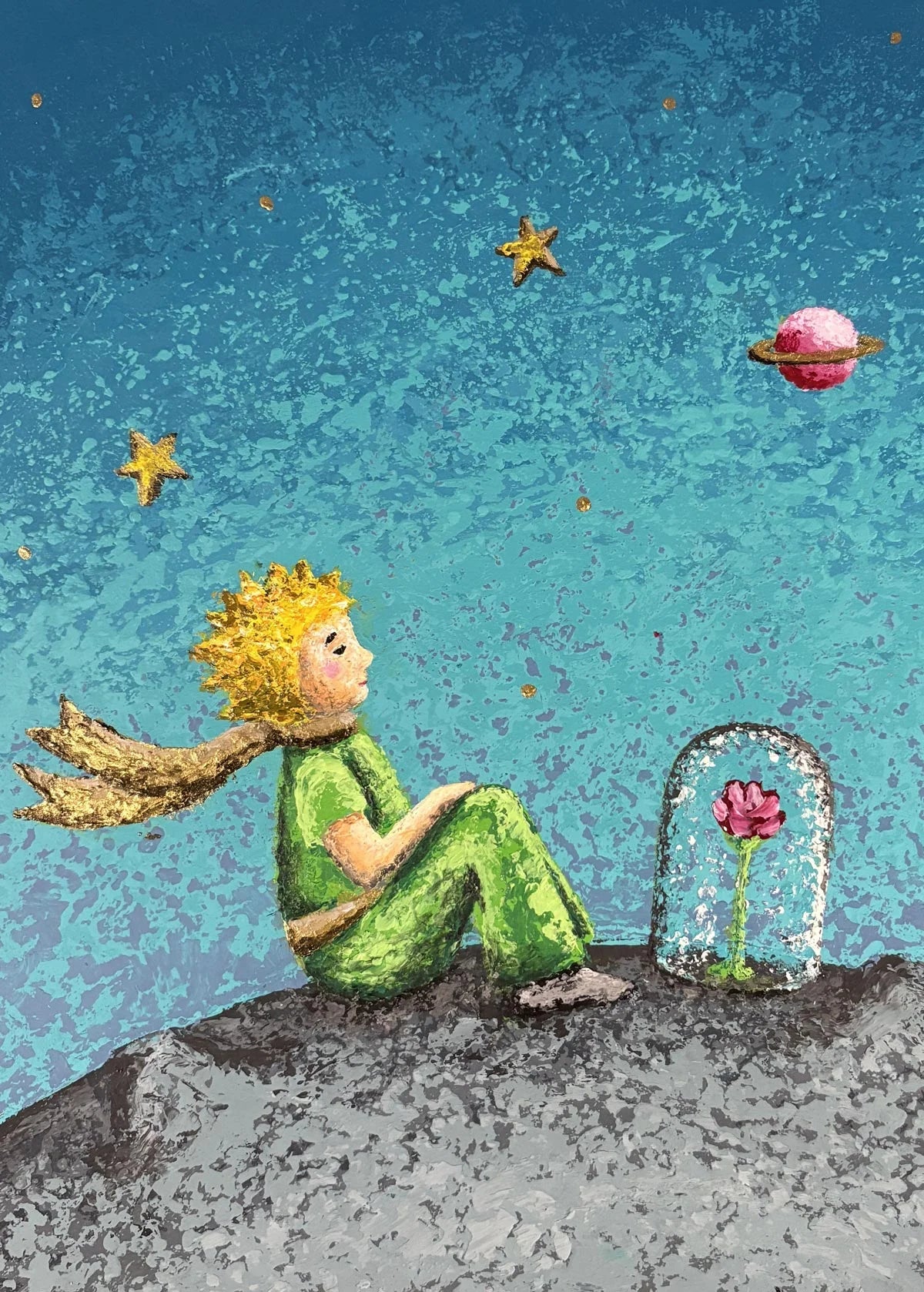 Cuadro Encuentros del Principito - Planeta Asteroide - ILafiU