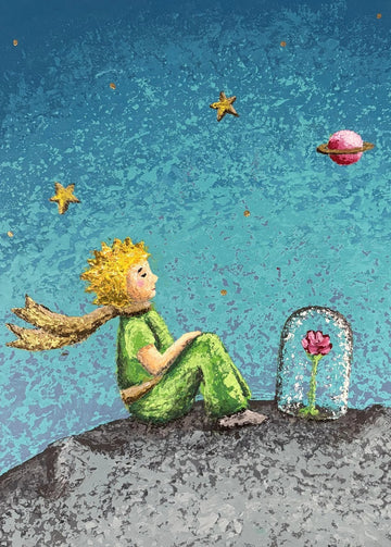 Cuadro Encuentros del Principito - Planeta Asteroide - ILafiU