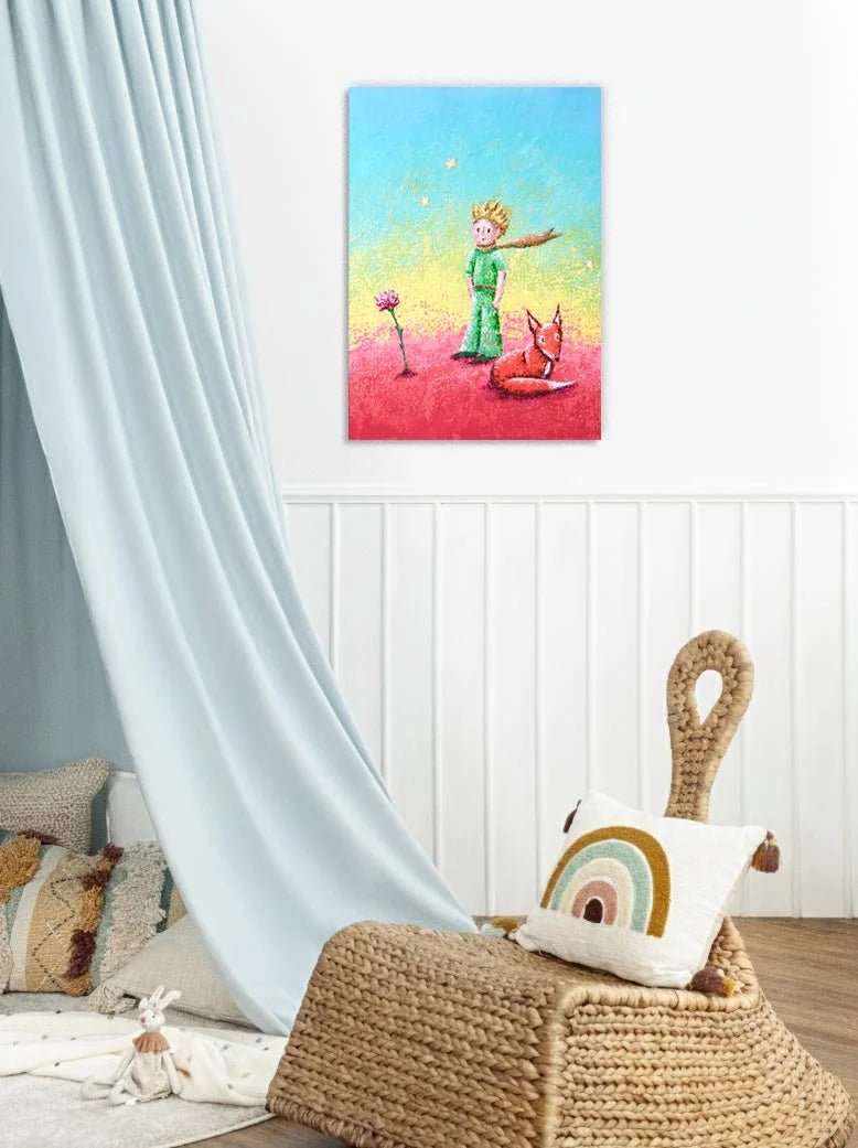 Cuadro Encuentros del Principito - Planeta Rosa - ILafiU