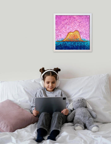 Cuadro "Esto no es un Sombrero" Rosa - ILafiU