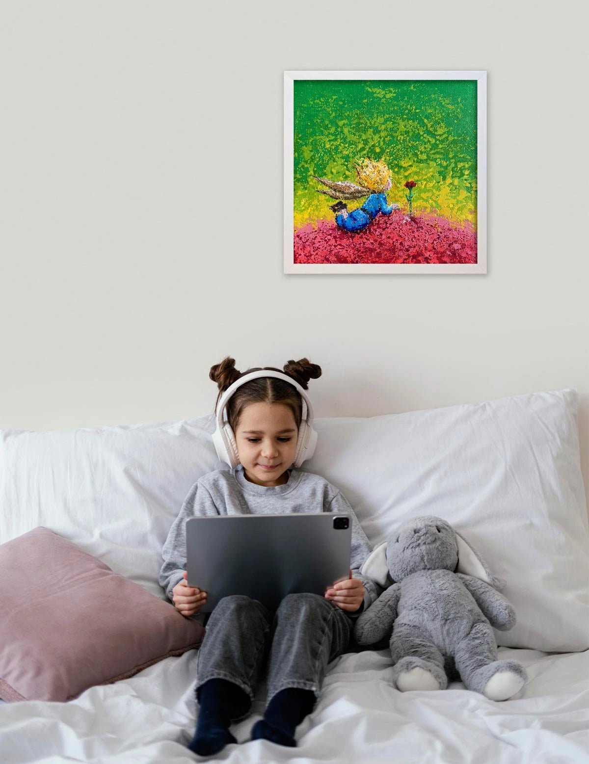 Cuadro Serie Atómica “Regar y Proteger el Amor” - ILafiU