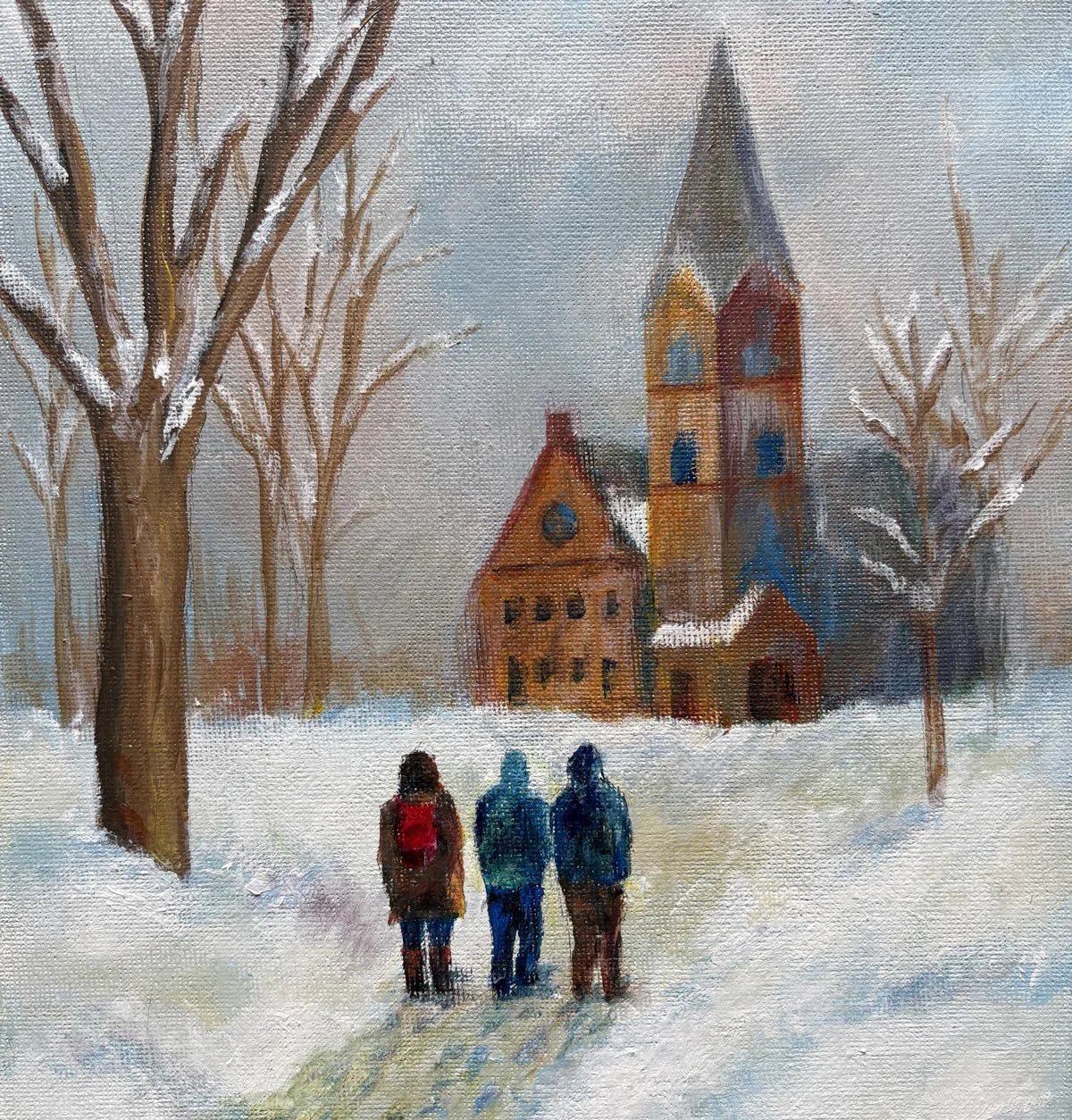 Pintura Infantil Original por Encargo 30x30 cm - ILafiU