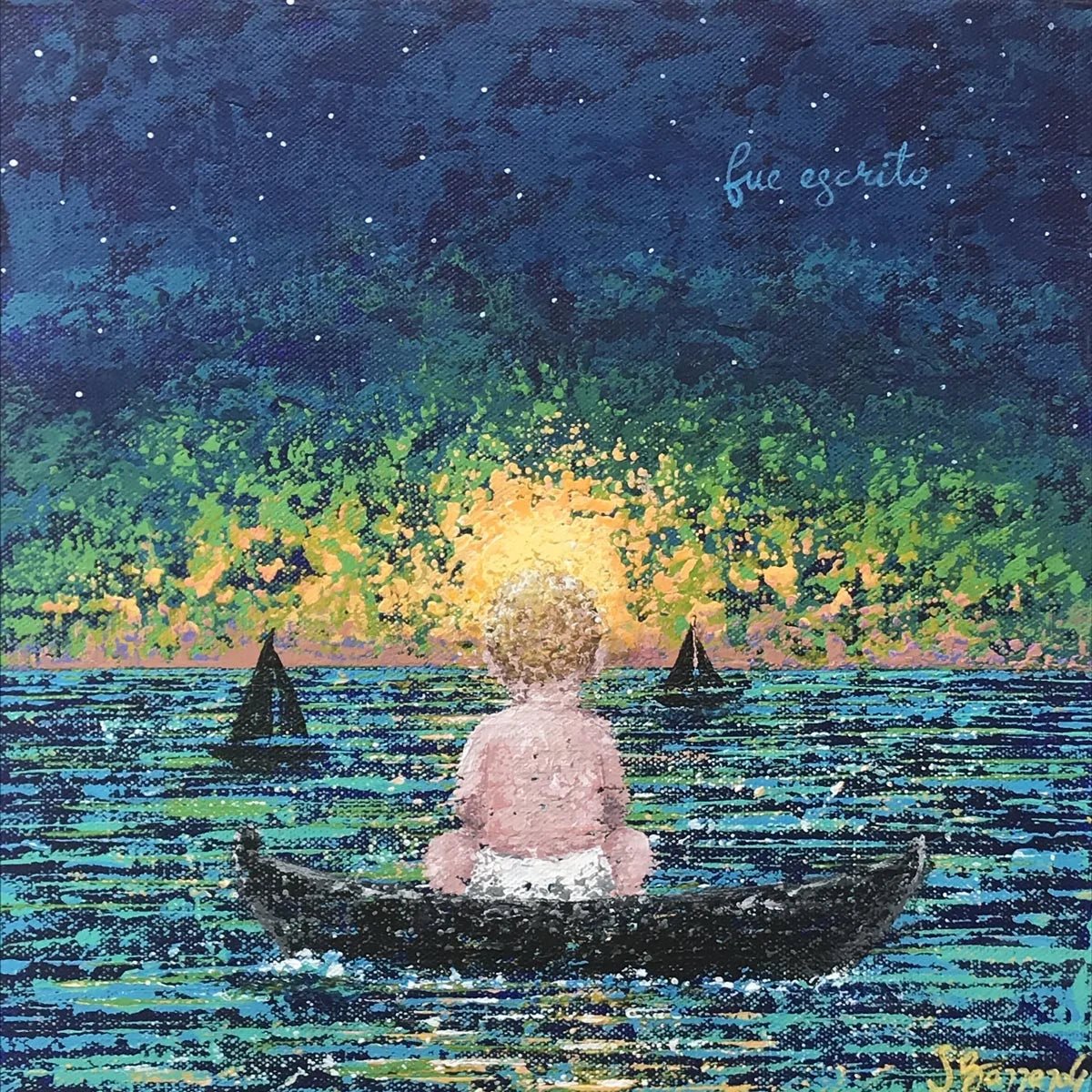 Pintura Infantil Original por Encargo 30x30 cm - ILafiU