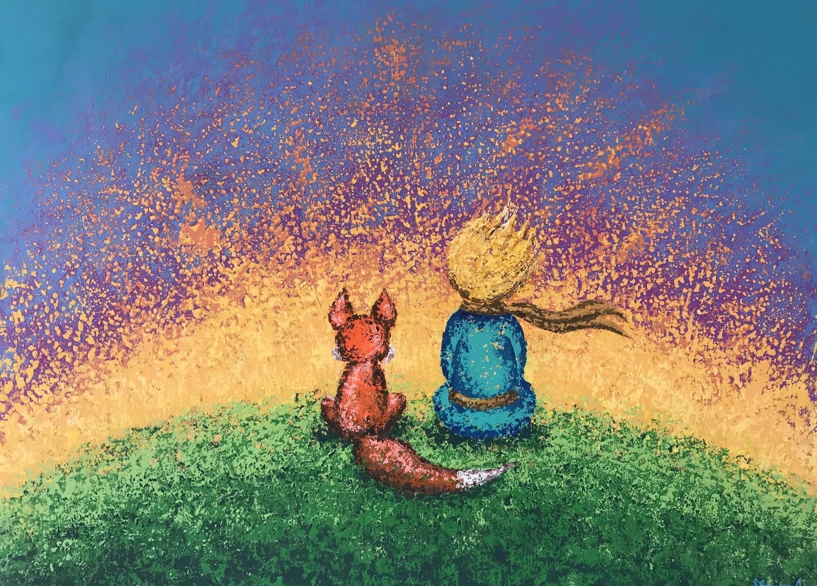 Pintura Infantil Original por Encargo 50x70 cm - ILafiU