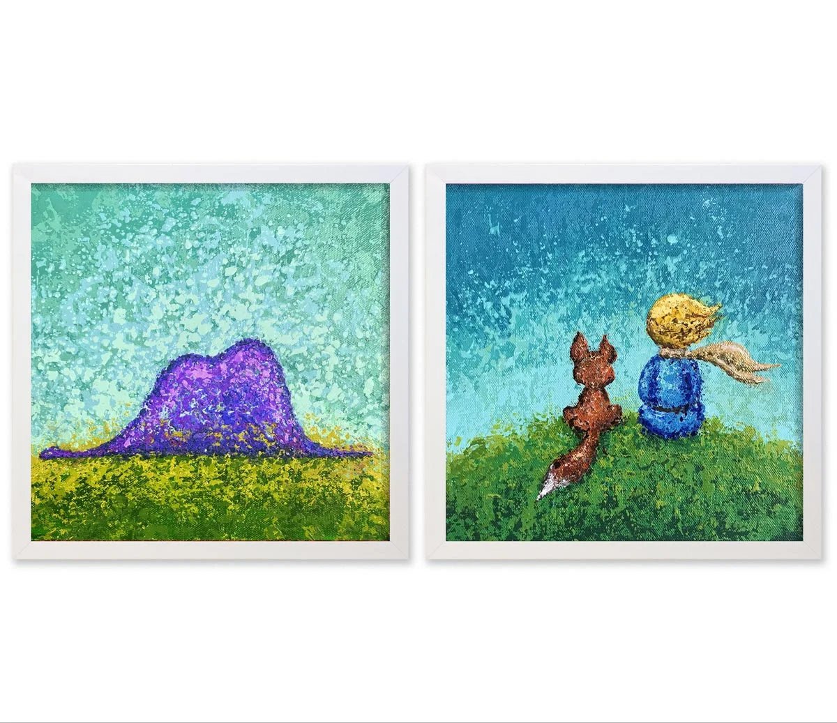 Set de Cuadros - La Imaginación del Principito X2 - ILafiU